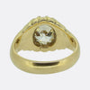Antique 4.00 Carat Cushion Cut Diamond Single Stone Ring