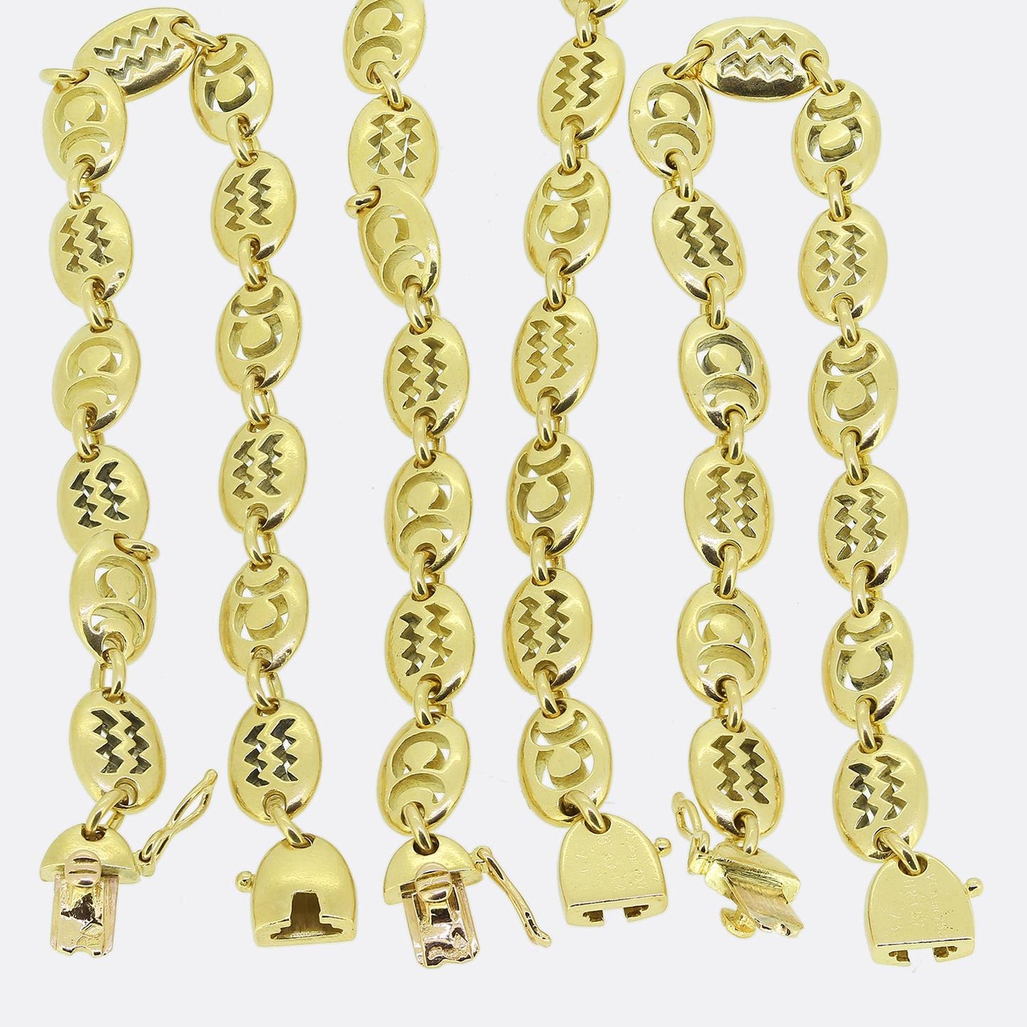 Van Cleef & Arpels Zodiac Bracelet Necklace Set