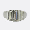 Baguette-Cut Diamond Five-Stone Ring