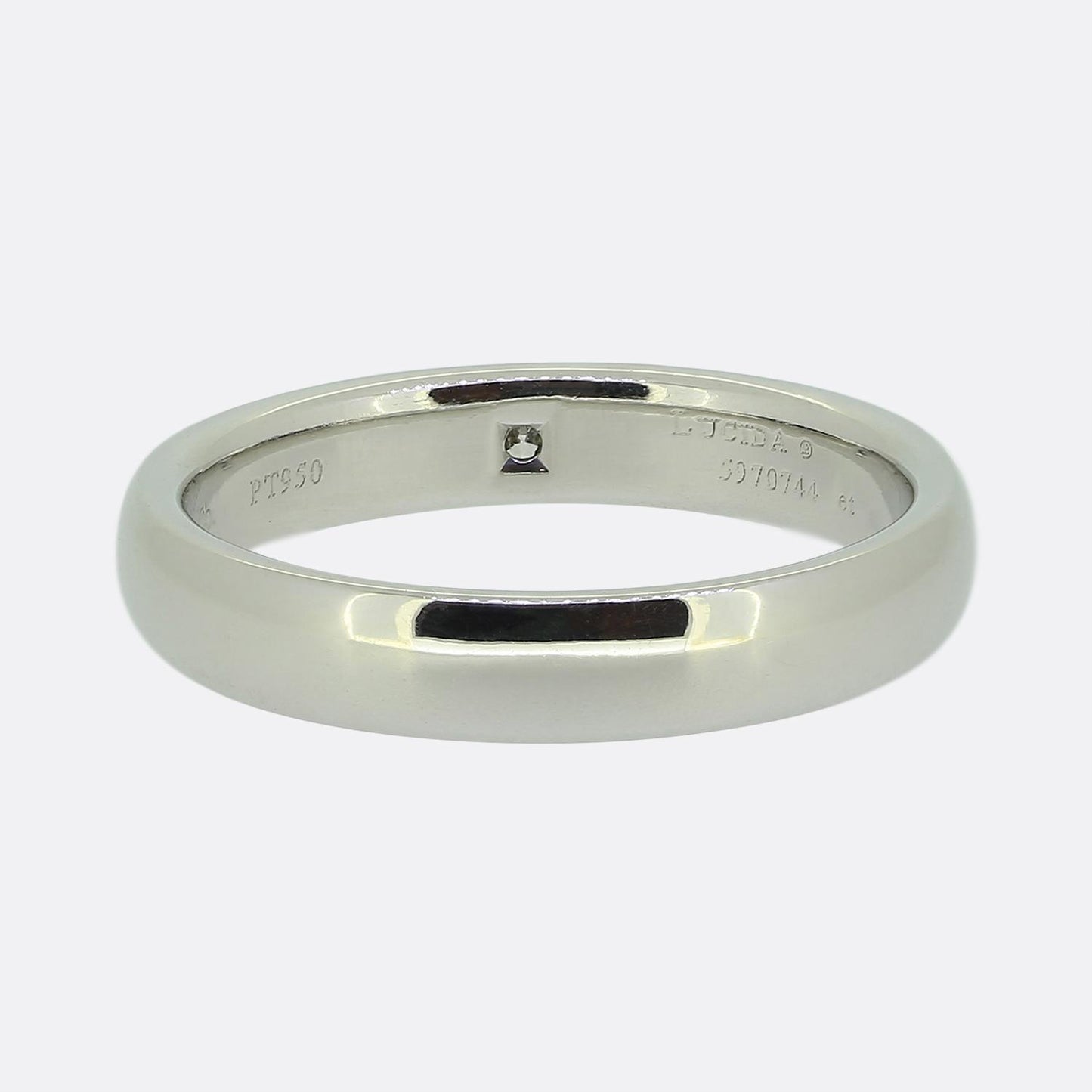 Tiffany & Co. Lucida Diamond 3mm Band Ring