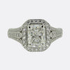 2.01 Carat Radiant Cut Diamond Engagement Ring