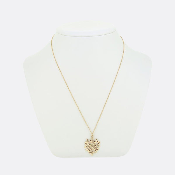 Tiffany & Co. Paloma Picasso Olive Leaf Necklace
