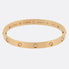 Cartier Classic Model Ten Diamond LOVE Bangle Size 19