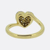 Cartier Pave Diamond Heart Ring