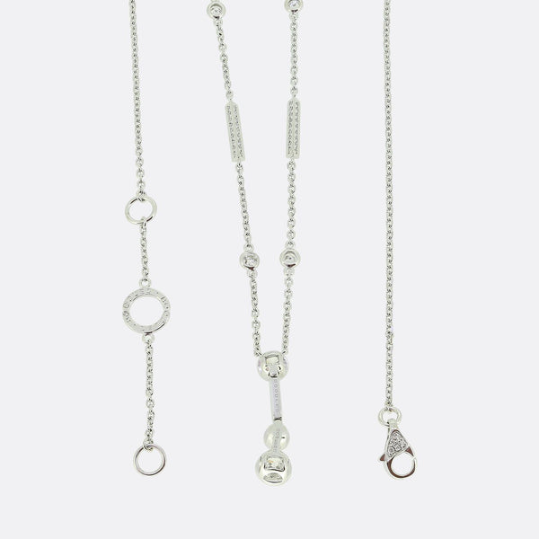 Boodles Diamond Waterfall Pendant Necklace