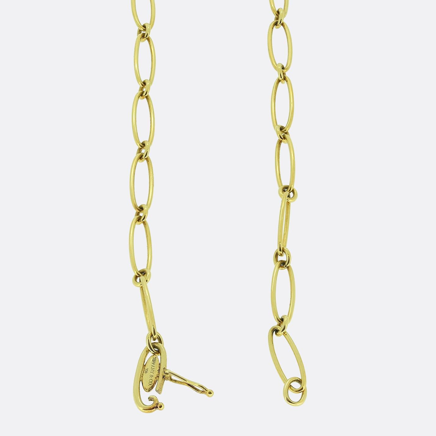Tiffany & Co. Elsa Peretti Round Pendant Necklace