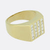 Vintage 1.20 Carat Carré Cut Diamond Signet Ring