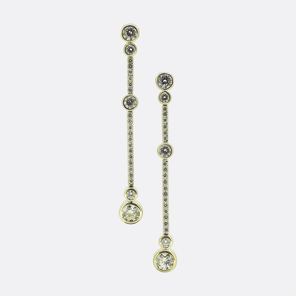 Boodles Raindance Diamond Drop Earrings