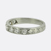Art Deco 0.84 Carat Diamond Half-Eternity Ring Size P (56.5)