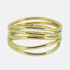 Tiffany & Co. Elsa Peretti Five Row Diamond Wave Ring
