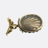 Antique Pearl and Cherub Drop Locket Brooch