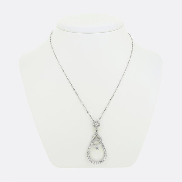 Boucheron Ava Mobile Diamond Waterdrop Necklace