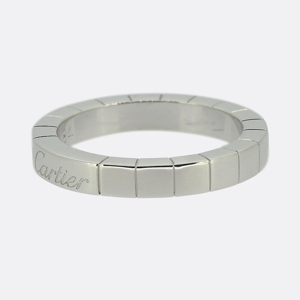Cartier Lanieres Band Ring Size J (49)