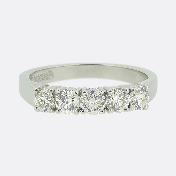 0.80 Carat Diamond Five-Stone Ring