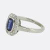 Vintage Sapphire and Diamond Cluster Ring