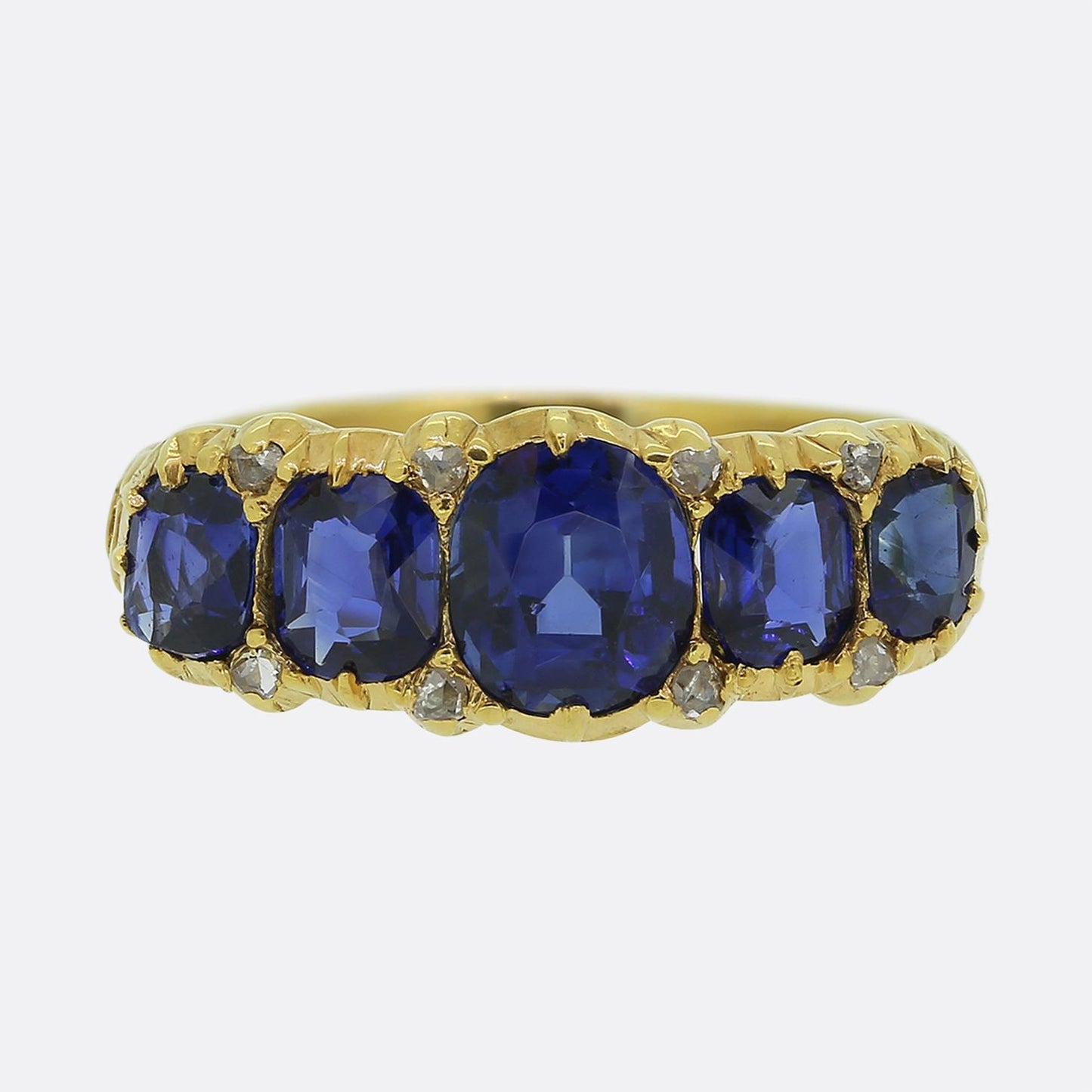 Vintage Sapphire Five-Stone Ring