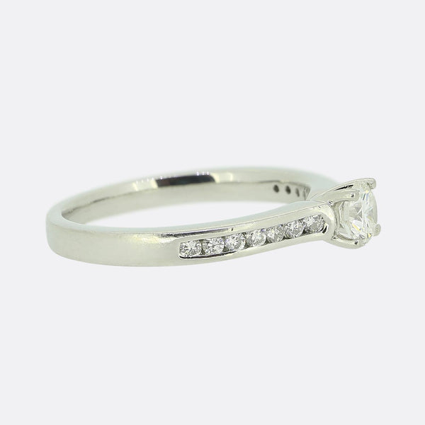 0.32 Carat Diamond Engagement Ring