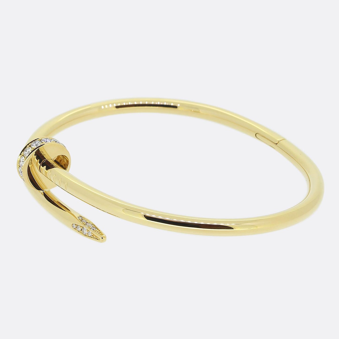 Cartier Juste un Clou Diamond Bangle Size 18