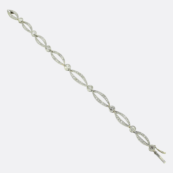 Art Deco Diamond Bracelet