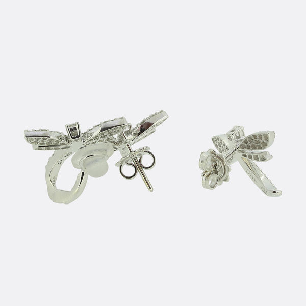 Mimi Diamond Dragonfly Earrings