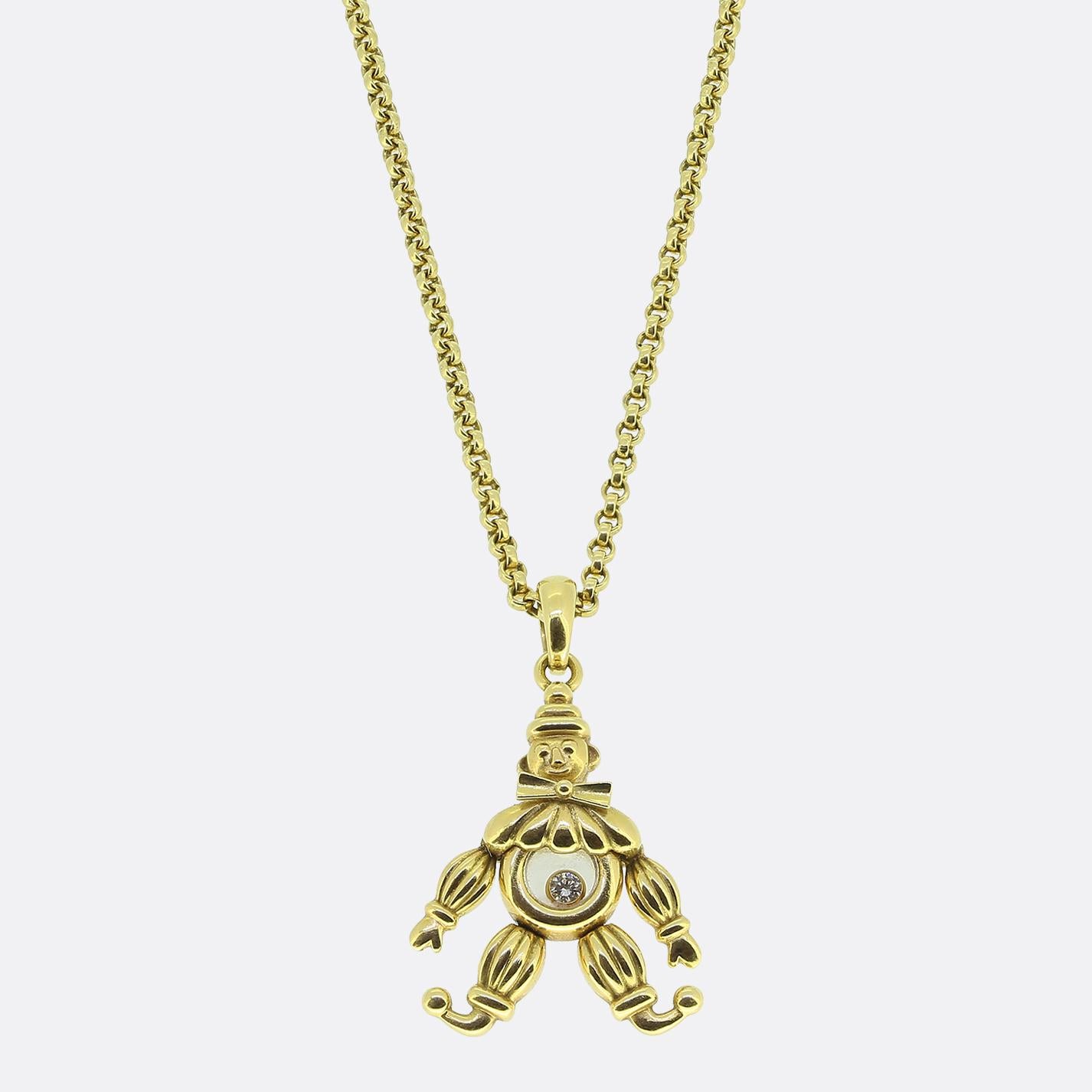 Chopard Happy Diamonds Clown Pendant Necklace