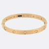 Cartier Classic Model Ten Diamond LOVE Bangle Size 19