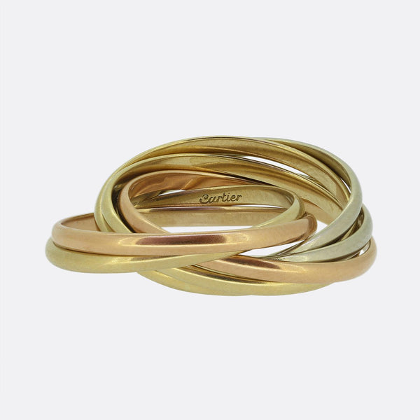 Cartier Trinity Seven Row Ring Size I (48)