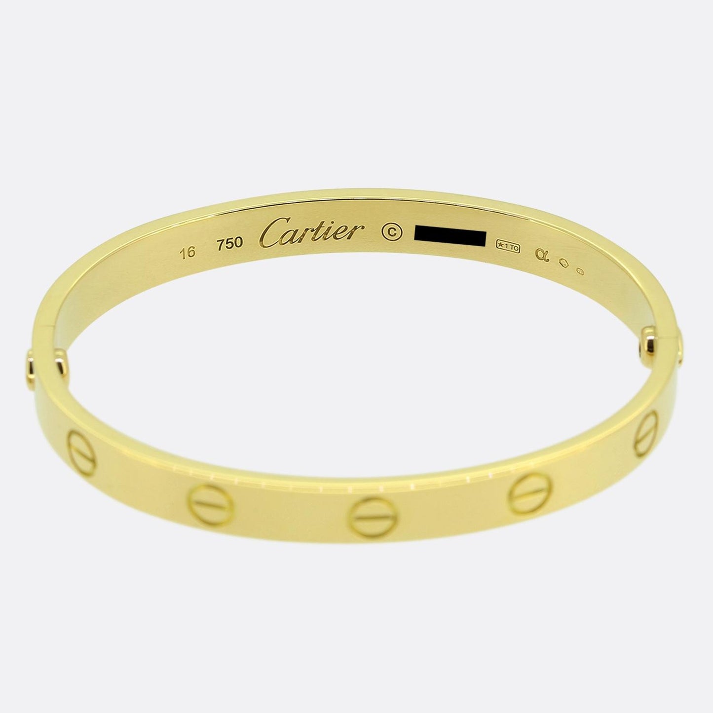 Cartier Classic Model Love Bangle Size 16