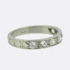 Art Deco 0.84 Carat Diamond Half-Eternity Ring Size P (56.5)
