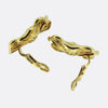 Vintage Diamond Floral Earrings