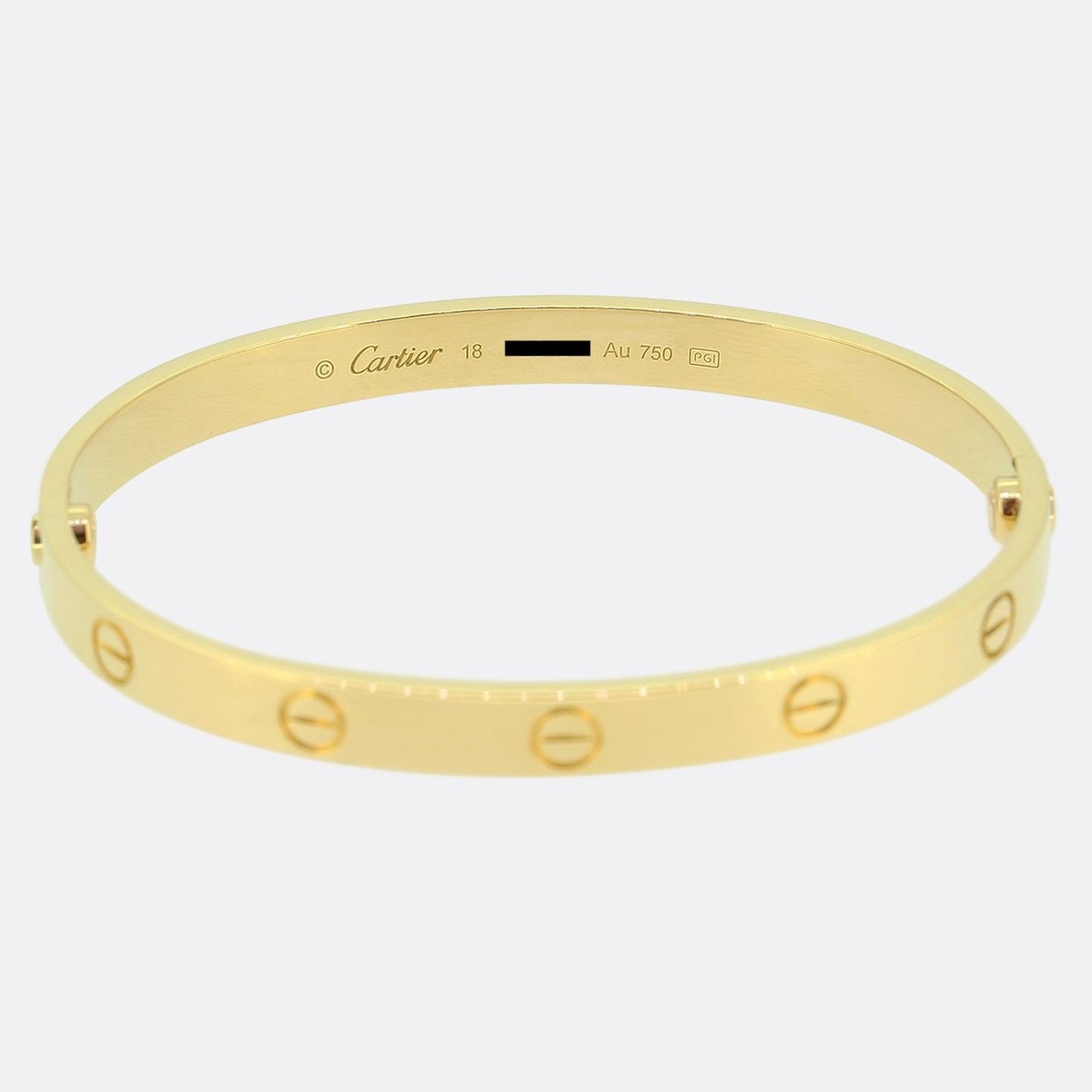 Cartier Classic Model LOVE Bangle Size 18