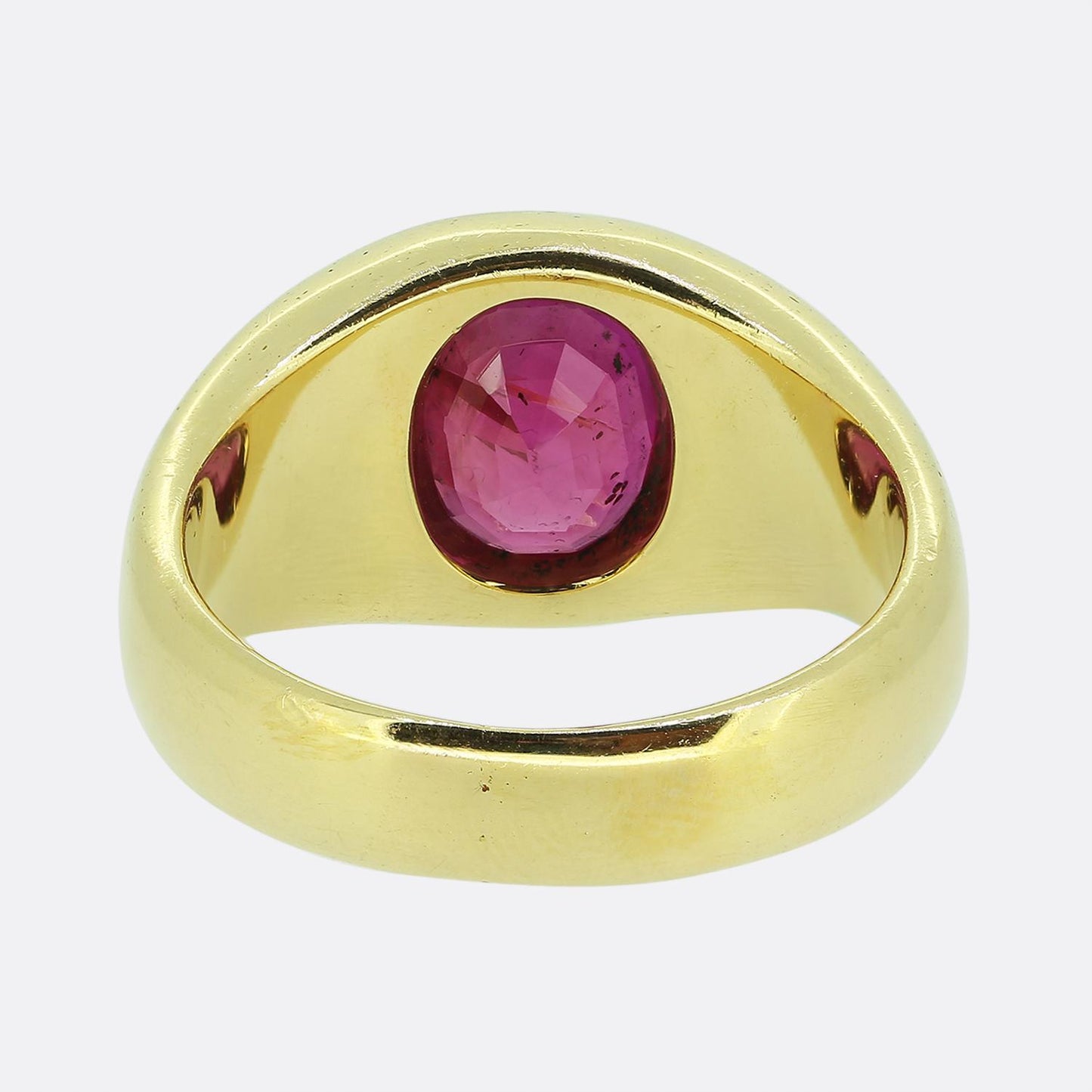 Vintage 2.90 Carat Burmese Ruby Ring