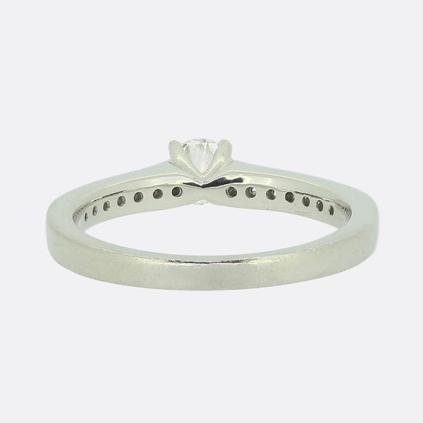 0.32 Carat Diamond Engagement Ring