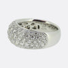 2.70 Carat Round Brilliant Cut Pavé Set Diamond Ring