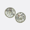 Art Deco 1.20 Carat Diamond Stud Earrings