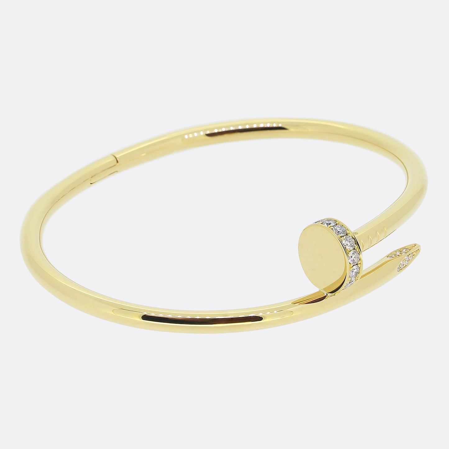 Cartier Juste un Clou Diamond Bangle Size 18