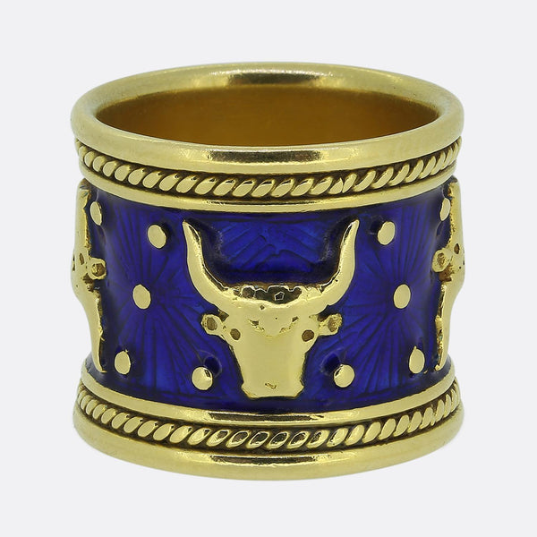 Elizabeth Gage Taurus Zodiac Sign Ring Size K (50)