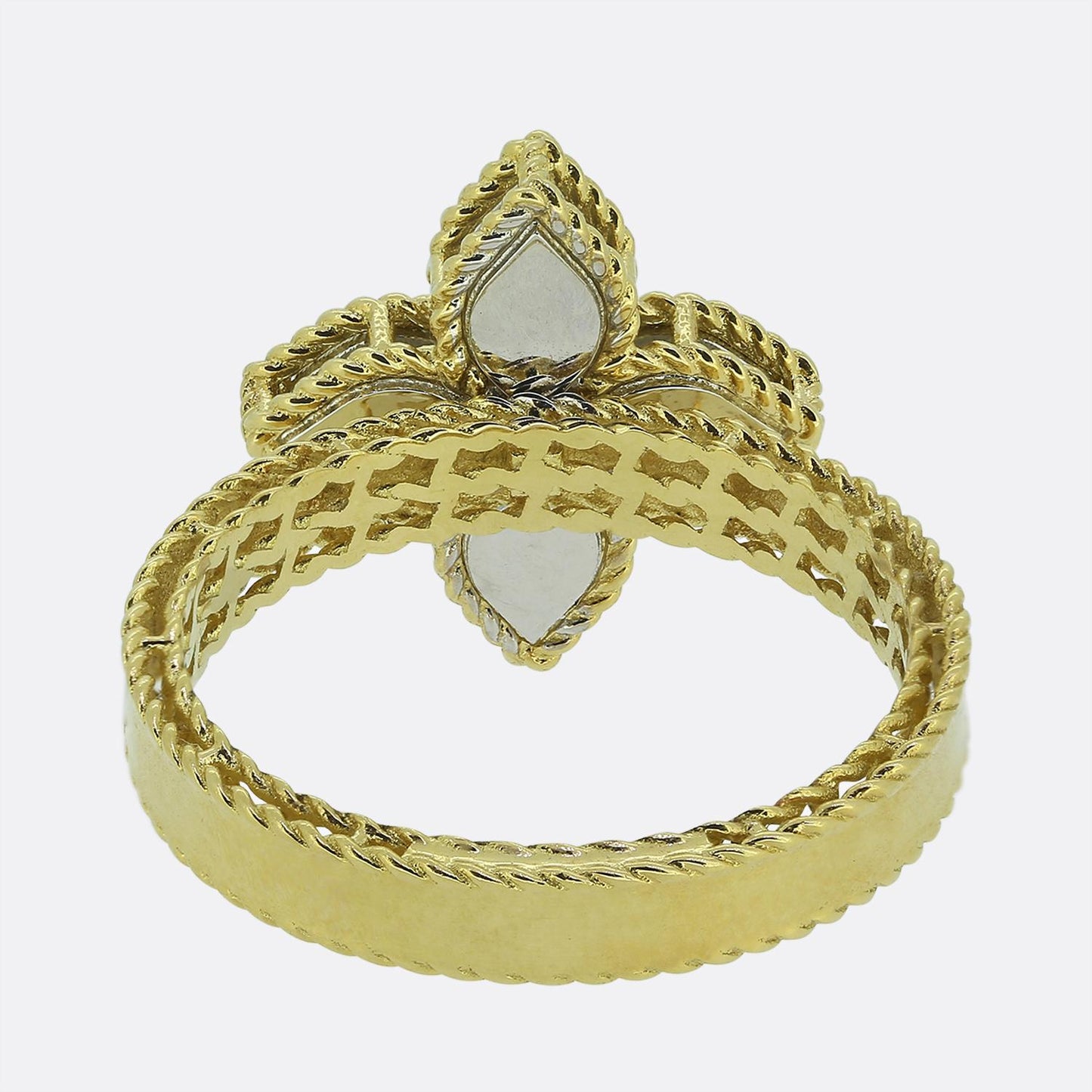 Roberto Coin Diamond Princess Flower Ring