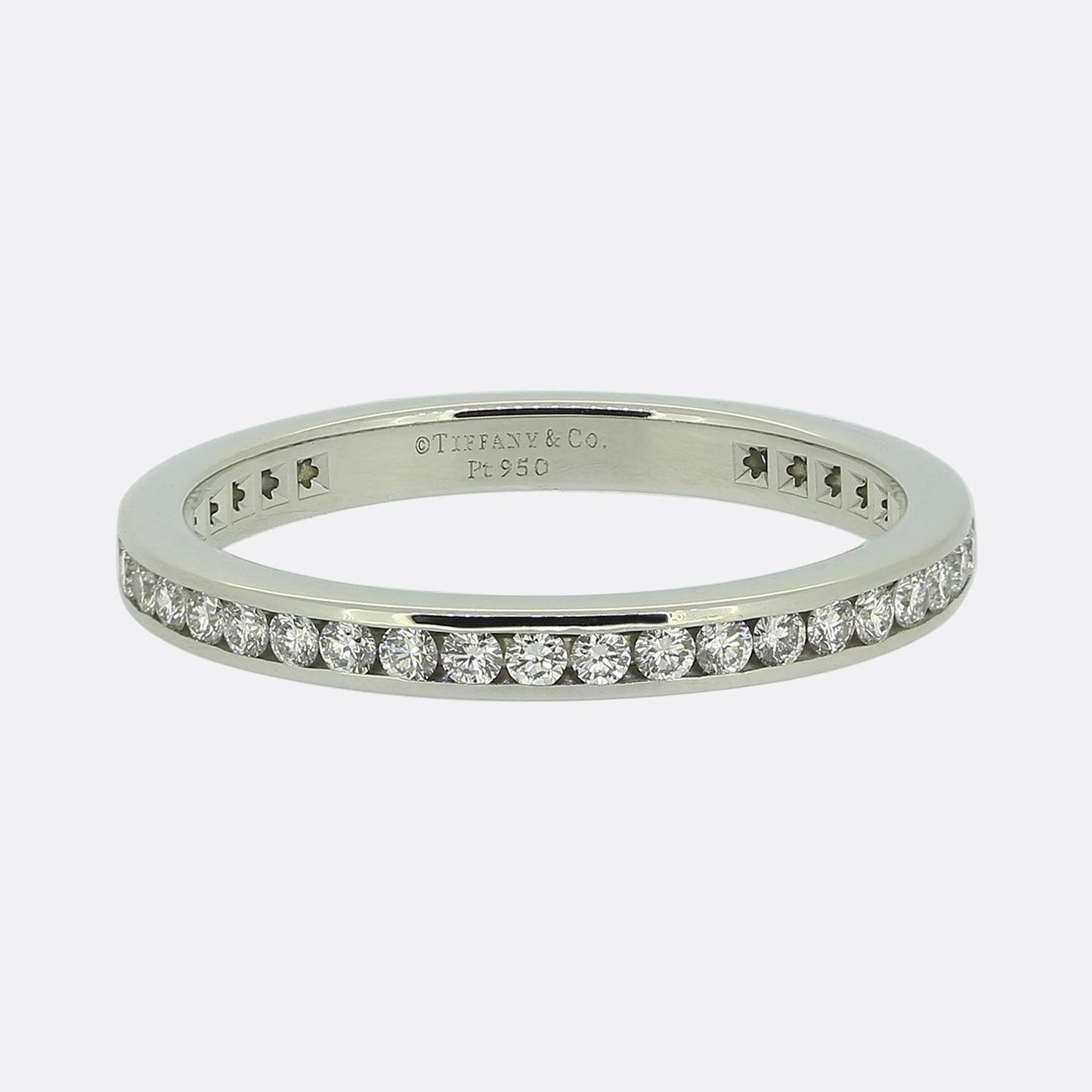 Tiffany & Co. Diamond Eternity Ring Size N (54)