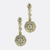 Late Victorian Old Cut Diamond Drop Earrings