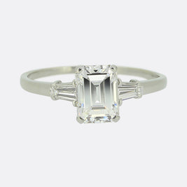Bvlgari 1.49 Carat Diamond Three-Stone Engagement Ring