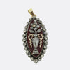 Antique Enamel and Diamond Vase Pendant