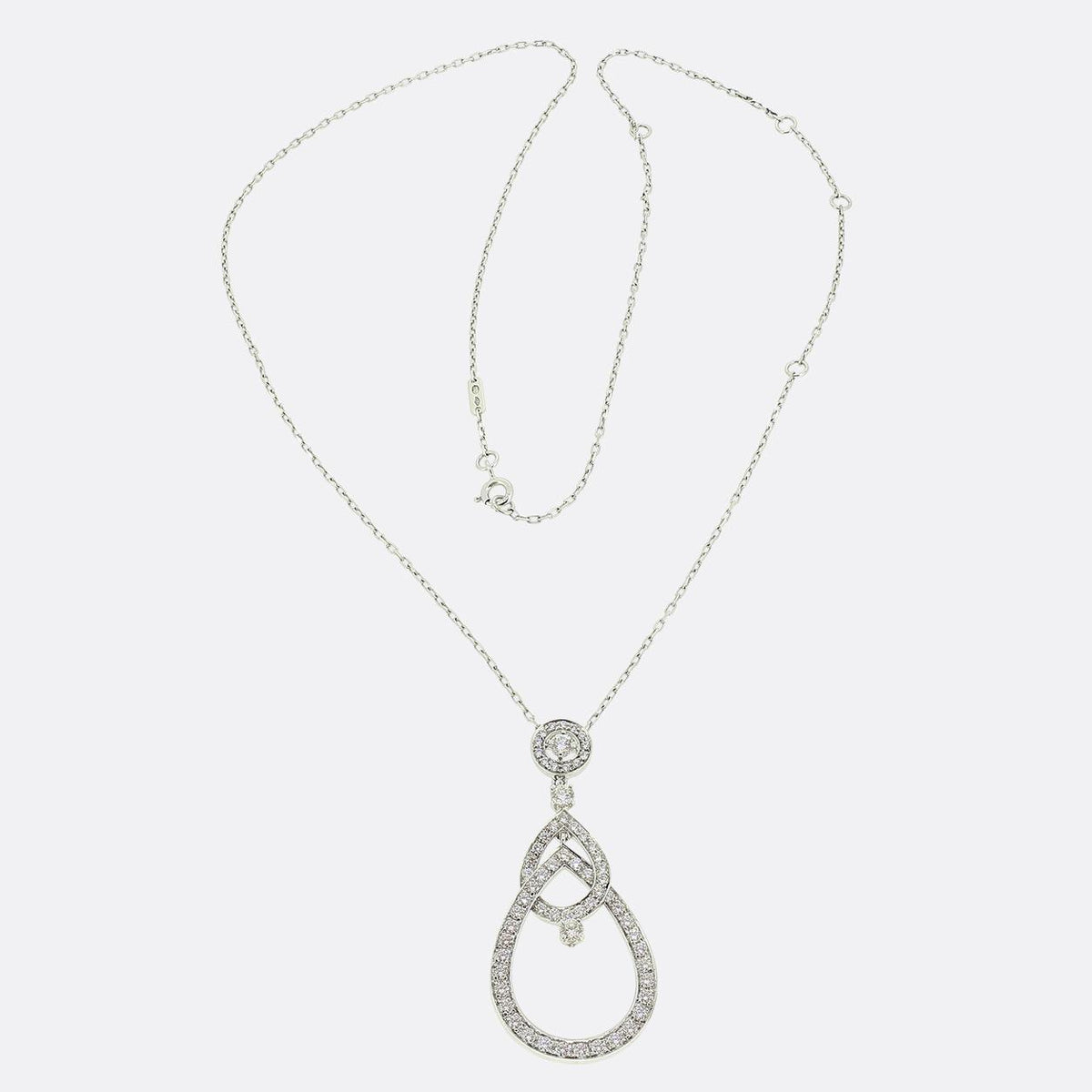 Boucheron Ava Mobile Diamond Waterdrop Necklace
