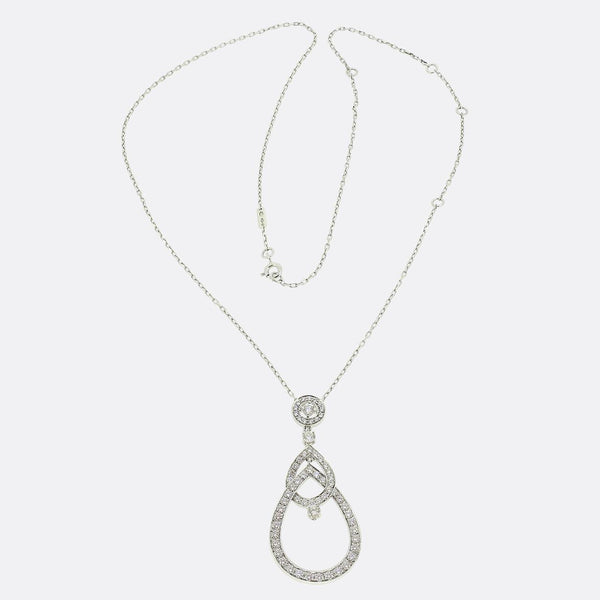 Boucheron Ava Mobile Diamond Waterdrop Necklace