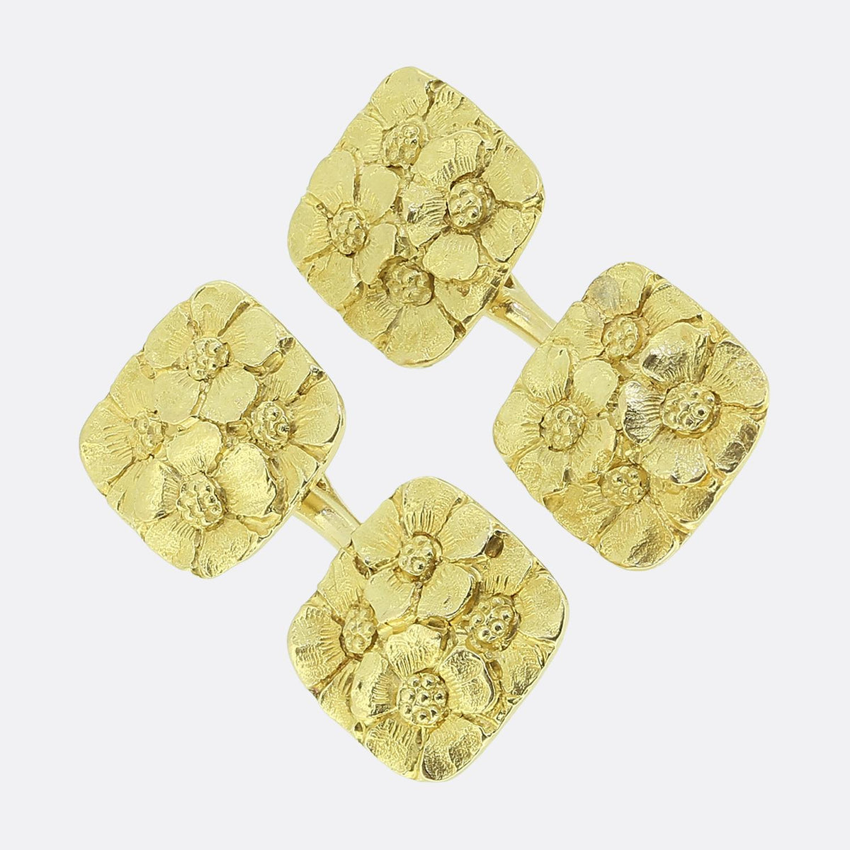 Antique Floral Cufflinks
