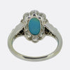 Art Deco Turquoise and Diamond Ring