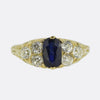 Victorian Sapphire and Diamond Ring