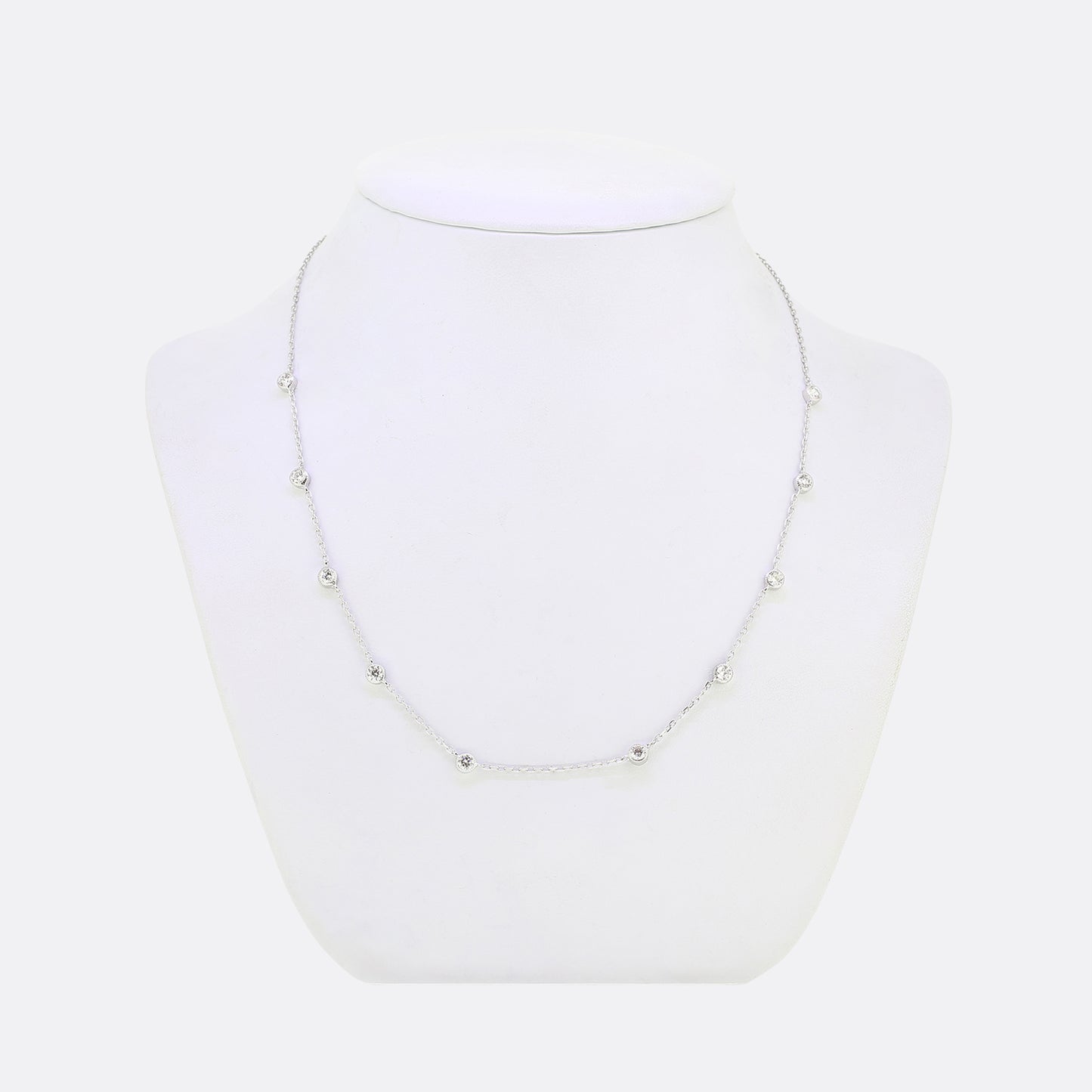 1.32 Carat Diamond Chain Necklace