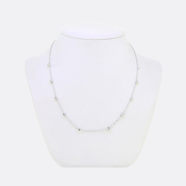 1.32 Carat Diamond Chain Necklace