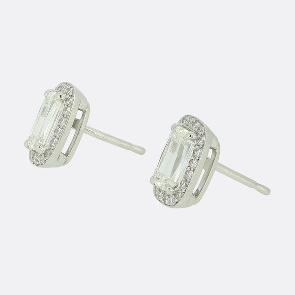 Boodles Ashoka Cut 2.0 Carat Diamond Stud Earrings